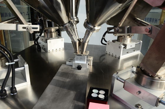 940mm Table Height Cosmetic Powder Making Machine 4 Color Powder Filling Machine