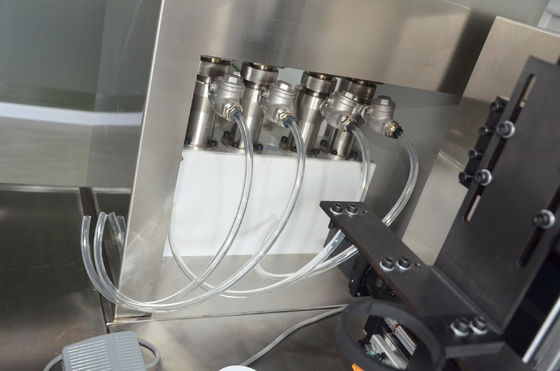 Four Color Granular Balls Isolation Cream Filling Machine